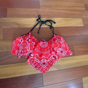 Boho Bandana bikini top size Medium